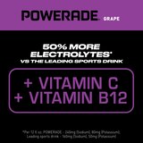 Powerade, Grape Bottle, 28 fl oz, thumbnail image