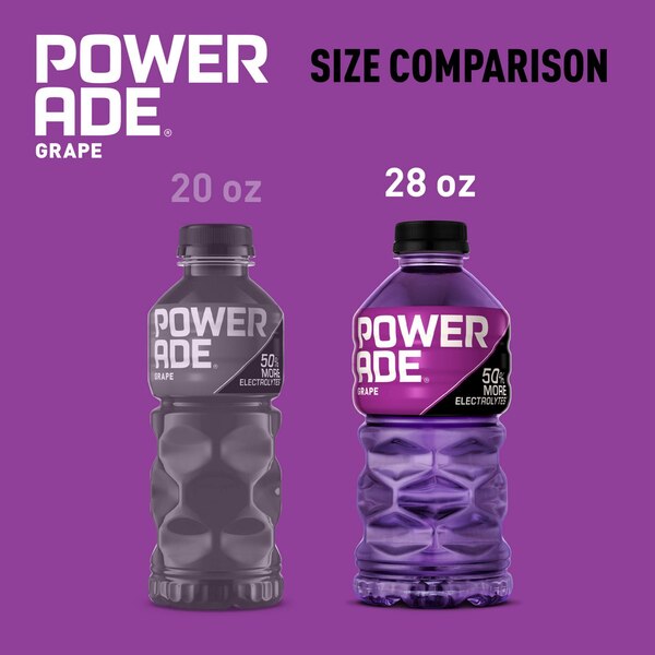 Powerade, Grape Bottle, 28 fl oz