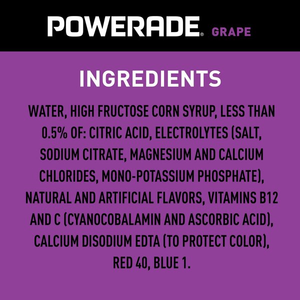 Powerade, Grape Bottle, 28 fl oz
