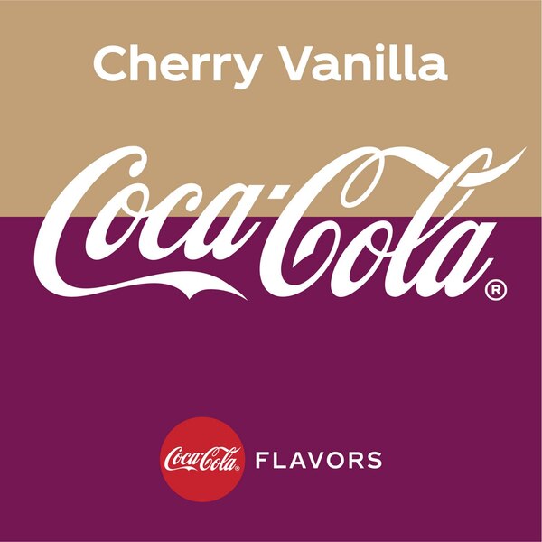 Cherry Vanilla Coke, Cherry Vanilla Flavored Coca-Cola Soda Pop Soft Drink, Fridge Pack, 12 fl oz, 12 Pack