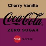 Cherry Vanilla Coke Zero Sugar, Cherry Vanilla Flavored Coca-Cola Diet Soda Pop Soft Drink, 12 fl oz, 12 Pack, thumbnail image