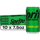 Sprite, Zero Sugar Fridge Pack Cans, 10 ct, 7.5 fl oz, thumbnail image