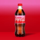 Cherry Vanilla Coke, Cherry Vanilla Flavored Coca-Cola Soda Pop Soft Drink, 20 OZ, thumbnail image
