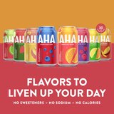 AHA Sparkling Flavored Water, 12 OZ Cans, 8 PK, thumbnail image