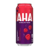 AHA Sparkling Raspberry Acai Flavored Water, 16 OZ, thumbnail image