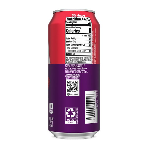 AHA Sparkling Raspberry Acai Flavored Water, 16 OZ