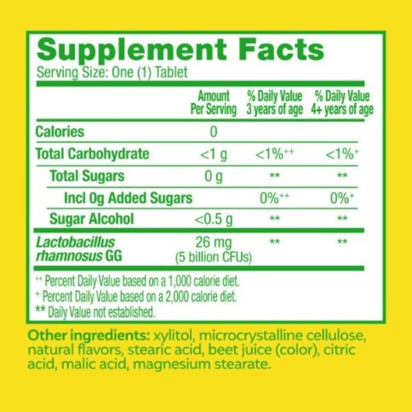 Culturelle Kids Daily Probiotic Chewable Tablets