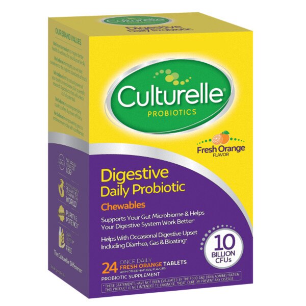 Culturelle Digestive Health Daily Probiotic Chewable Tablets