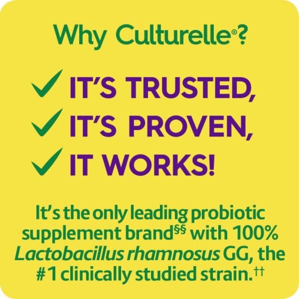 Culturelle Digestive Health Daily Probiotic Chewable Tablets