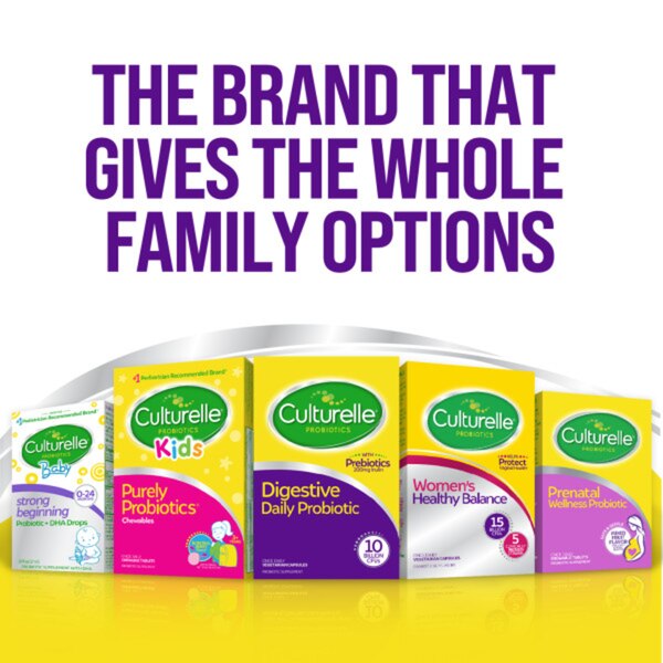 Culturelle Digestive Health Daily Probiotic Chewable Tablets