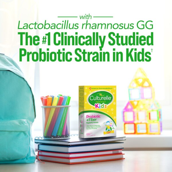 Culturelle Kids Probiotic + Fiber Regularity Packets