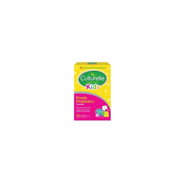 Culturelle Kids Daily Probiotic Chewable Supplement, Berry, 30 CT