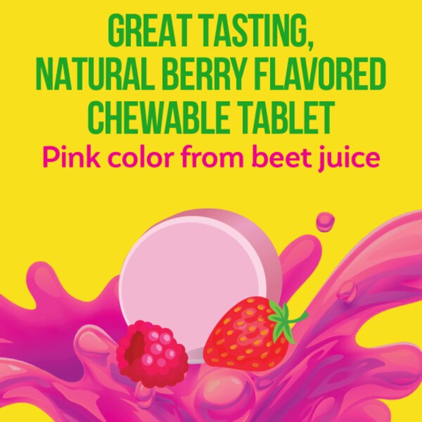 Culturelle Kids Daily Probiotic Chewable Supplement, Berry, 30 CT