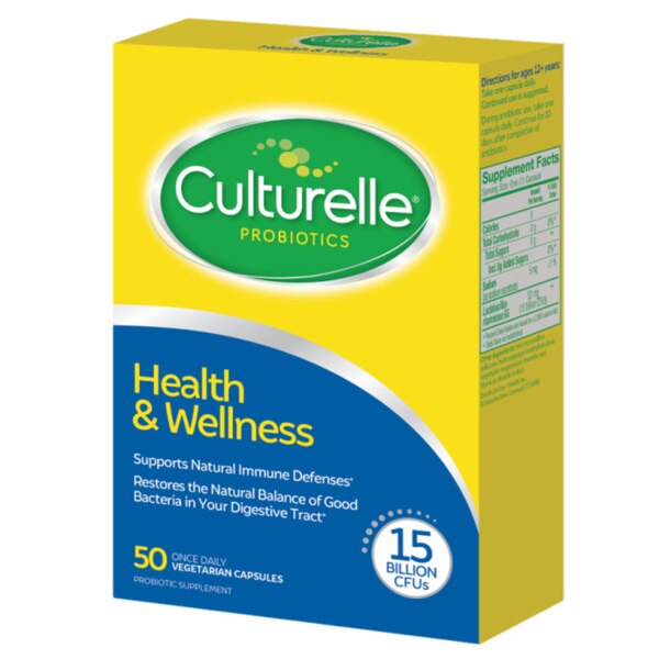 Culturelle Health & Wellness Daily Probiotic, Immune Support, Capsules
