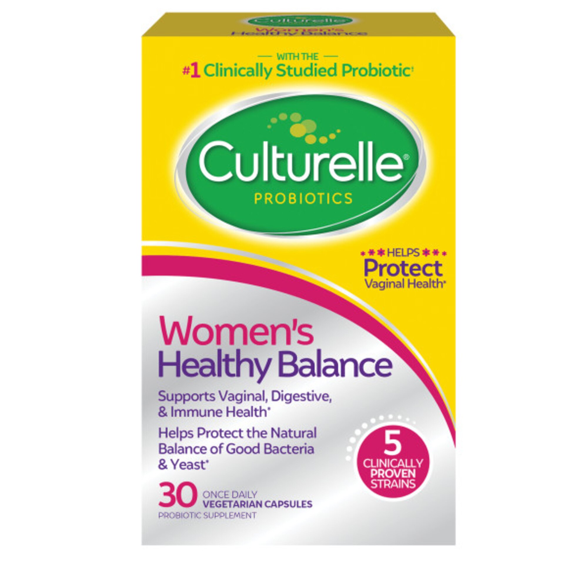 Culturelle Women's Healthy Balance, Probiotic for Women, Capsules, 30ct