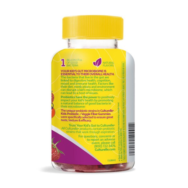 Culturelle Kids Daily Probiotic + Prebiotic Gummies