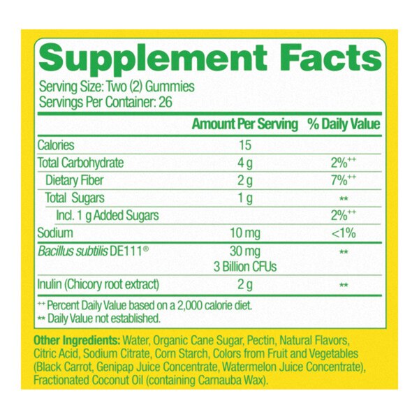 Culturelle Daily Prebiotic + Probiotic Gummies, Mixed Berry, 52 CT