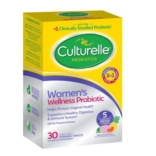 Culturelle Women's Wellness Probiotic Chewable Tablets, 30 CT
