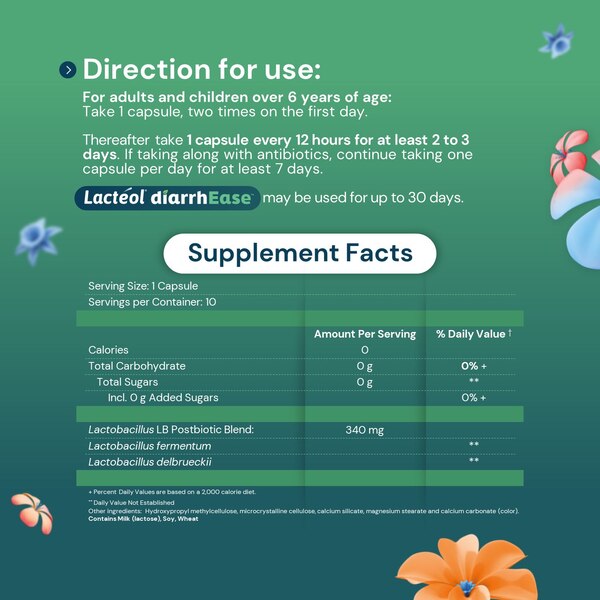 iHealth Lacteol Diarrhease Adult, 10 CT
