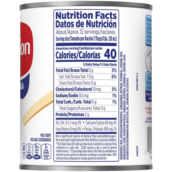 Nestle Carnation Evaporated Milk, Vitamin D Added, 12 Oz