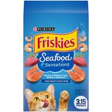Friskies Seafood Sensations Dry Cat Food, 3.15 lb, thumbnail image