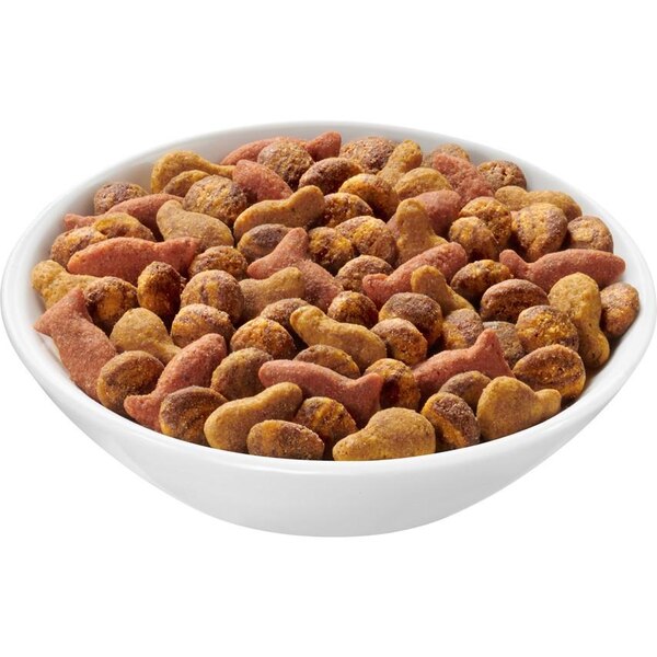 Friskies Gravy Swirlers, Chicken/Salmon/Gravy Dry Cat Food (Bag)