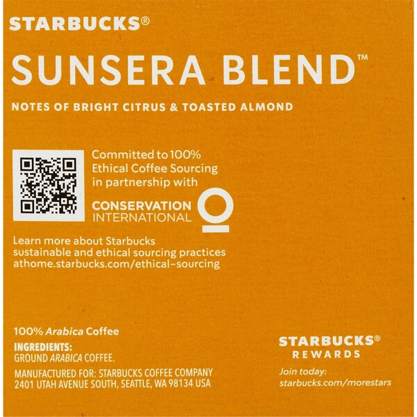 Starbucks, Sunsera Blend K Cups, 10 ct, 4.2 oz