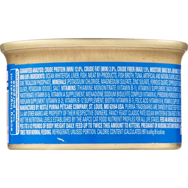 Fancy Feast Ocean Whitefish & Tuna Feast, Classic