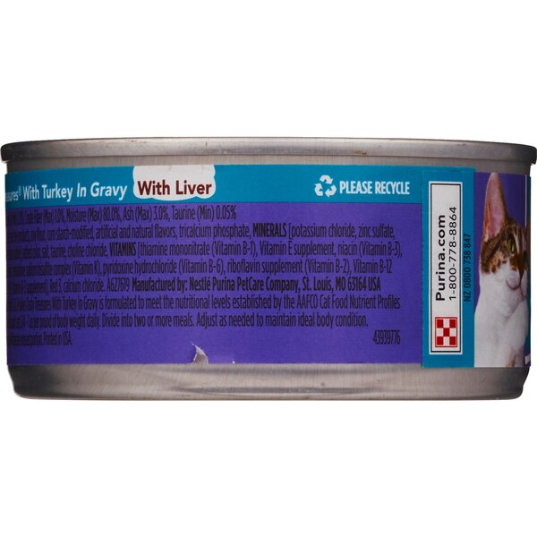 Friskies Tasty Treasures In Gravy With Turkey & Cheese