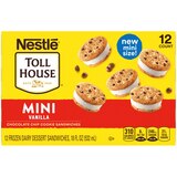 Nestle Toll House Mini Vanilla Chocolate Chip Cookie Sandwiches, 12 Count, thumbnail image
