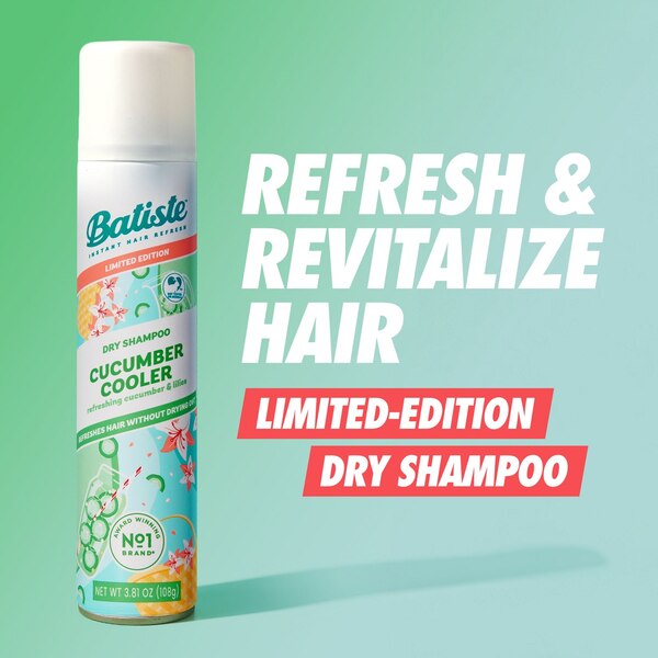Batiste Dry Shampoo, Cucumber Cooler, 3.81 OZ