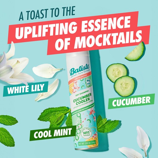 Batiste Dry Shampoo, Cucumber Cooler, 3.81 OZ