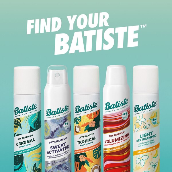 Batiste Light Dry Shampoo, Mellow Melon, 3.81 OZ