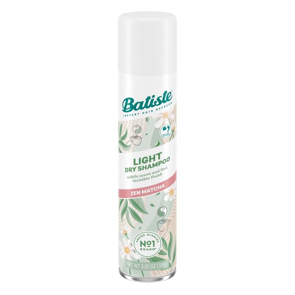 Batiste Light Dry Shampoo, Zen Matcha, 3.81 OZ
