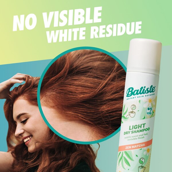 Batiste Light Dry Shampoo, Zen Matcha, 3.81 OZ