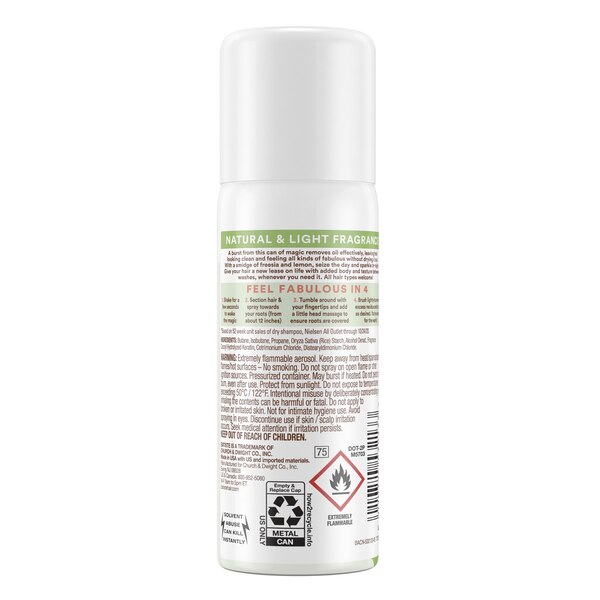 Batiste Dry Shampoo, Bare Fragrance, 1.6 OZ