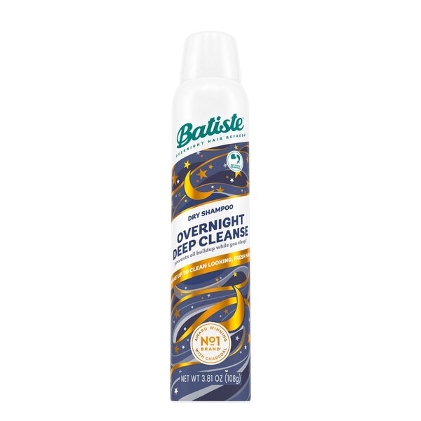Batiste Dry Shampoo, Overnight Deep Cleanse, 3.81 OZ