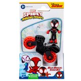 Marvel Spidey and His Amazing Friends Hero Figure with Motorcycle, Assorted Characters, 1 ct, thumbnail image