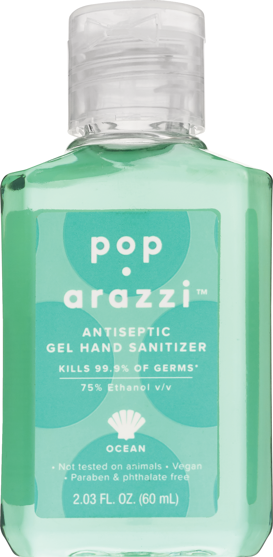 Pop-arazzi - Desinfectante para manos en gel, tamaño de viaje, 2.03 oz