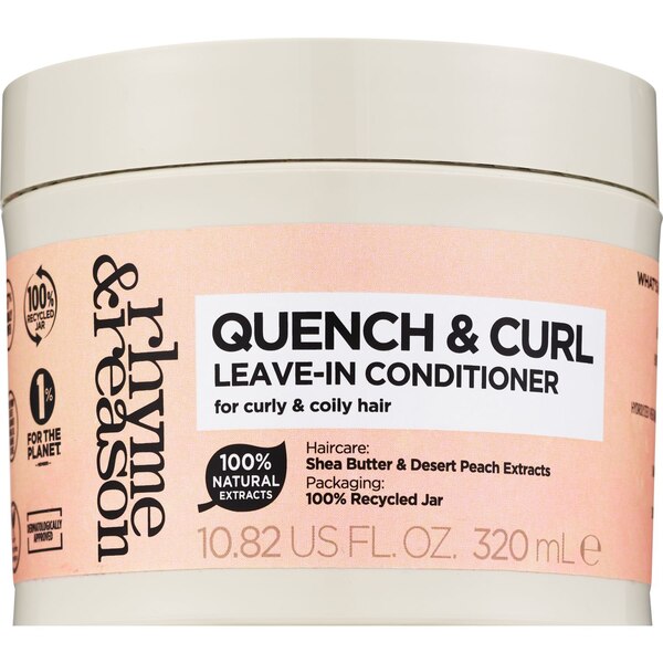 Rhyme & Reason Quench & Curl Leave-In Conditioner, 10.8 OZ
