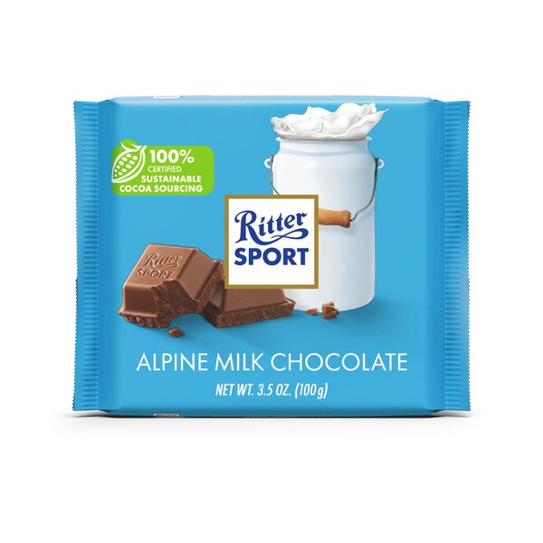 Ritter Alpine Chocolate Tablet, 3.5 oz