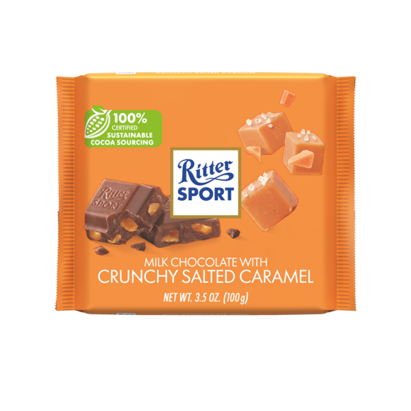 Ritter Sport, Salted Caramel Tablet, 3.5 oz     