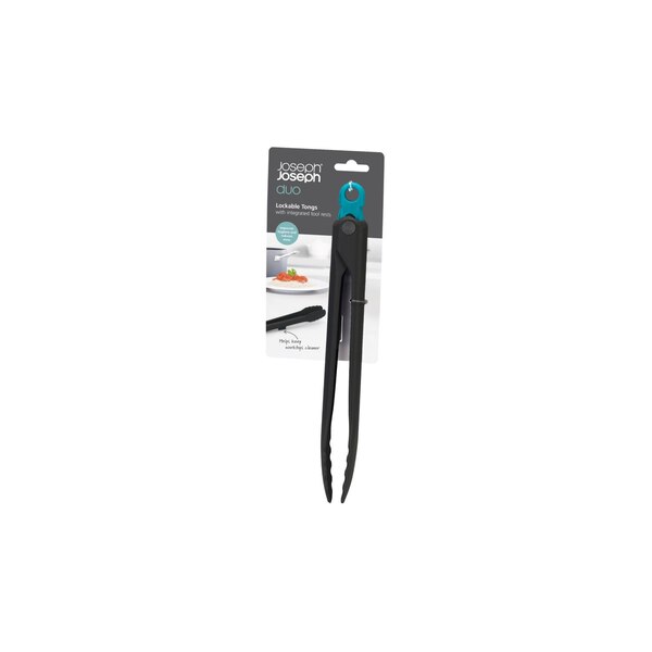 Joseph Joseph Duo Lockable Tongs, Dark Opal