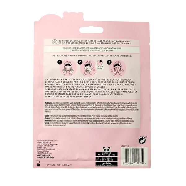 Oh K! Rejuvenating Niacinamide Sheet Mask