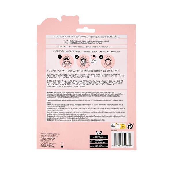 Oh K! Pomegranate Hydrogel Mask