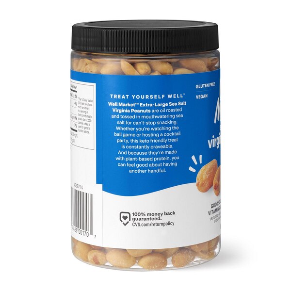 Well Market, Extra Large Virginia Peanuts, 16 oz