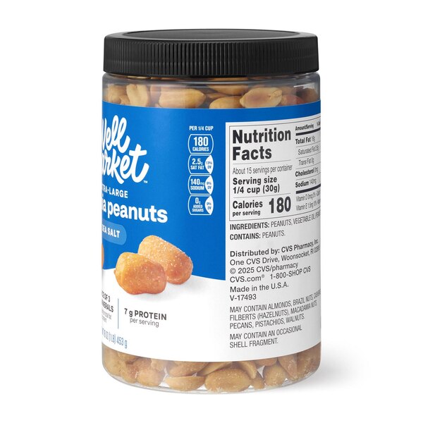 Well Market, Extra Large Virginia Peanuts, 16 oz