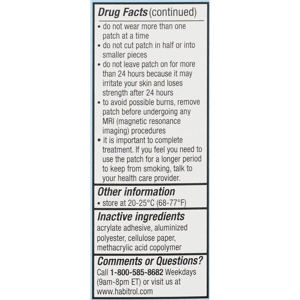 CVS Health Nicotine Transdermal System 21mg Patch, Step 1