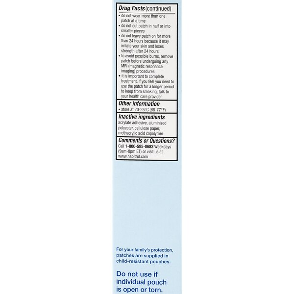 CVS Health Nicotine Transdermal System 21mg Patch, Step 1