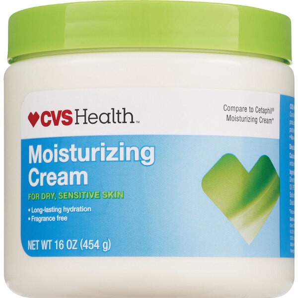 CVS Health - Crema hidratante para piel seca y sensible, 16 oz